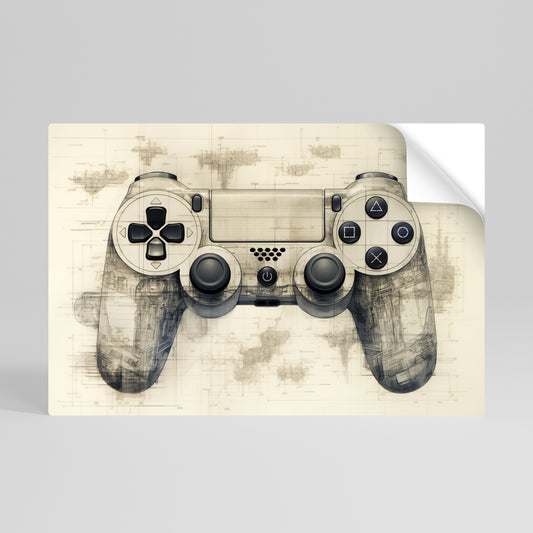 QUANTUM QUEST PAD Peel and Stick Horizontal Poster