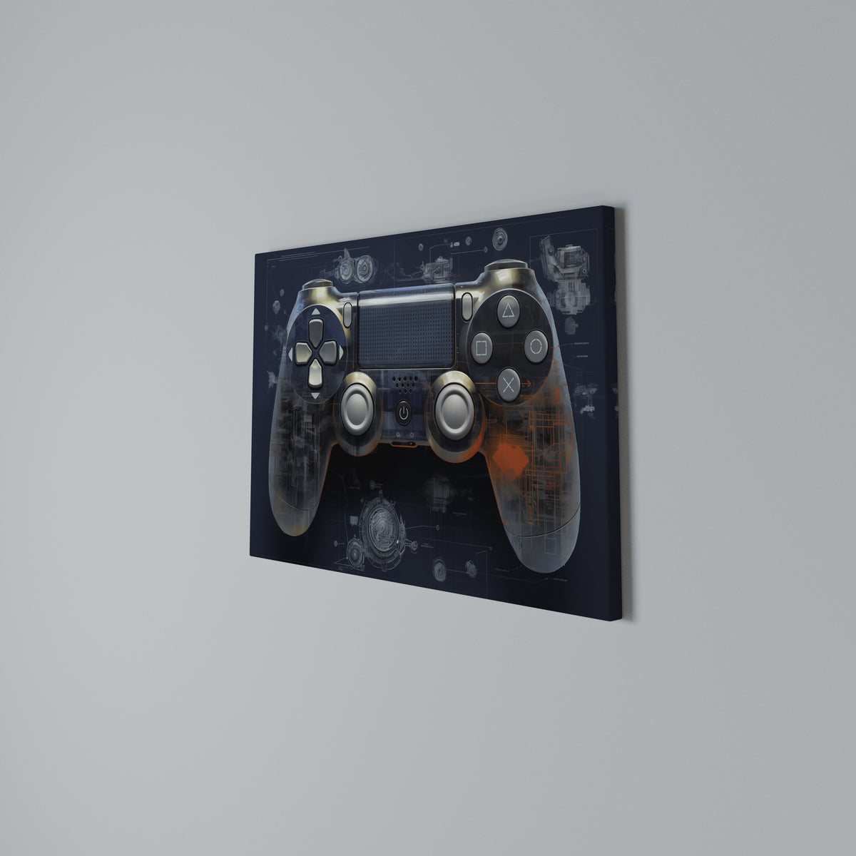 VIRTUAL VELOCITY PAD Horizontal Canvas Print