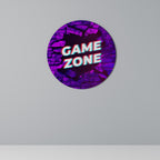 LUMINOUS GAME ZONE Round Wall Art