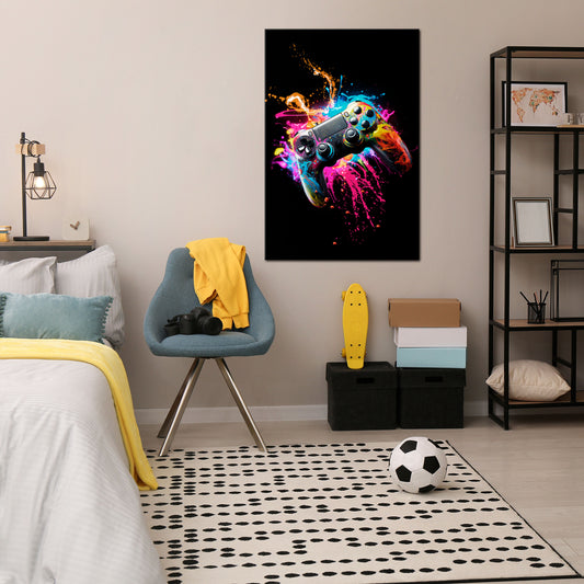 GAMING LUSH Vertical Canvas Print
