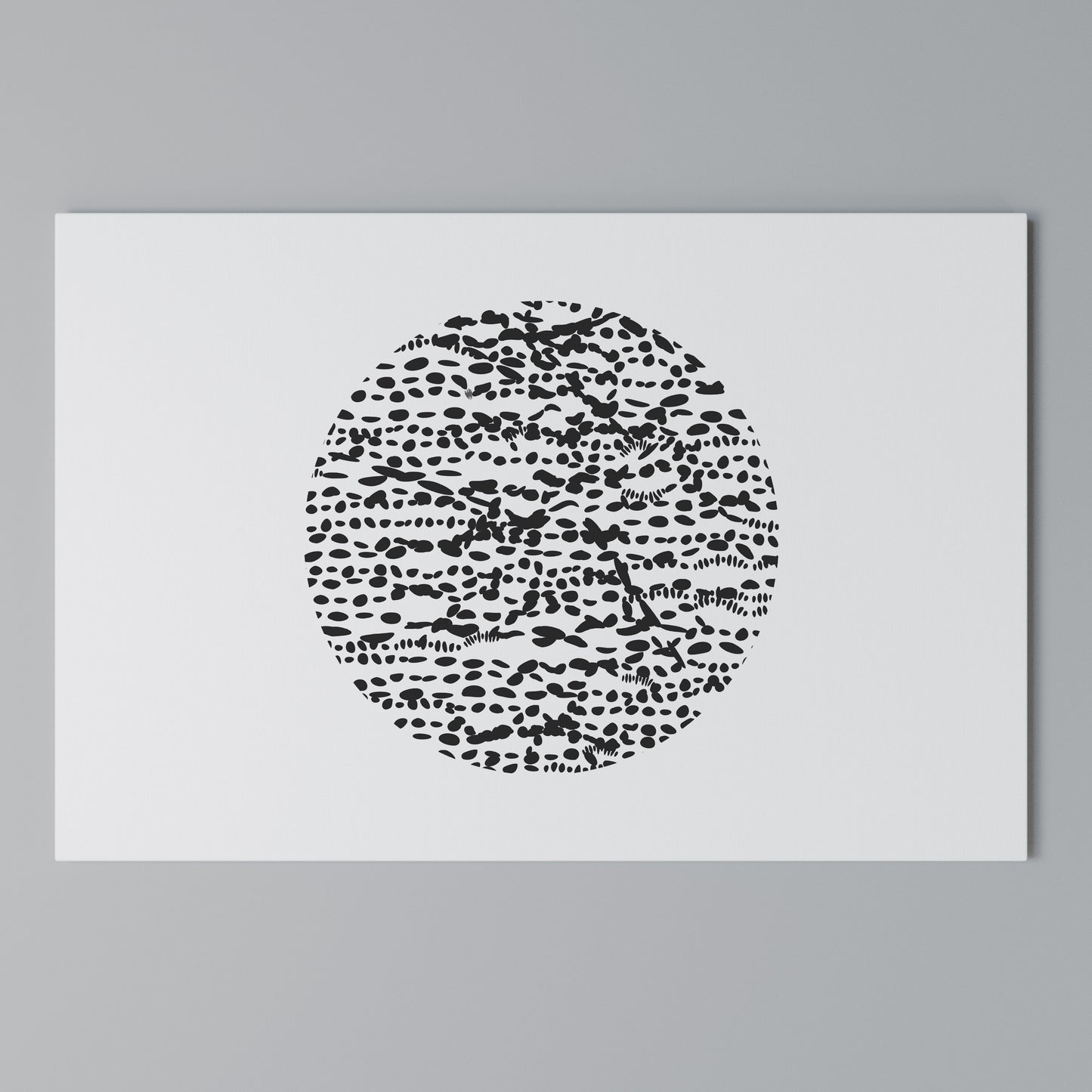 LUNAR LOOM Horizontal Canvas Print