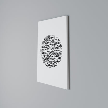 LUNAR LOOM Vertical Canvas Print