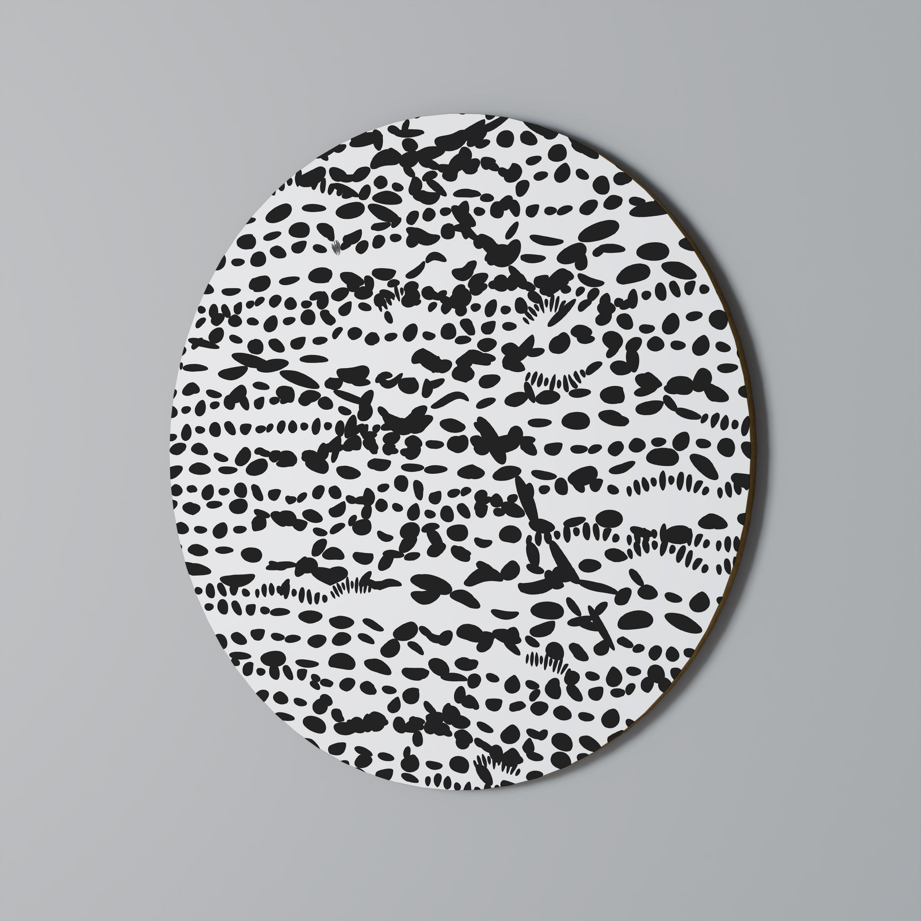 Rund väggdekoration LUNAR LOOM