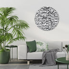 LUNAR LOOM Round Wall Art
