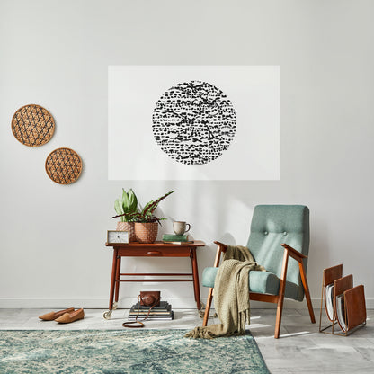 LUNAR LOOM horisontell affisch med självhäftande motiv
