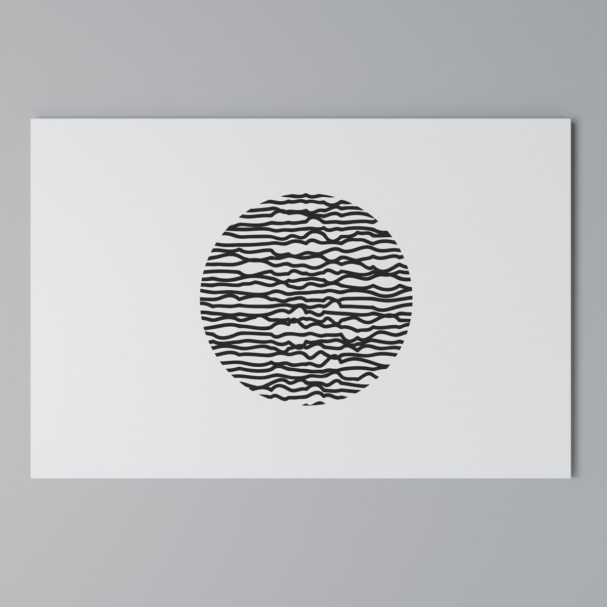 LUNA LINES Horizontal Canvas Print