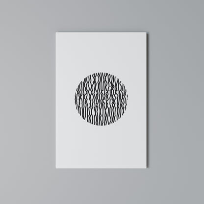 LUNA LINES Vertical Canvas Print