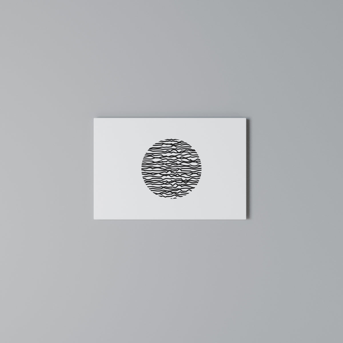 LUNA LINES Horizontal Canvas Print