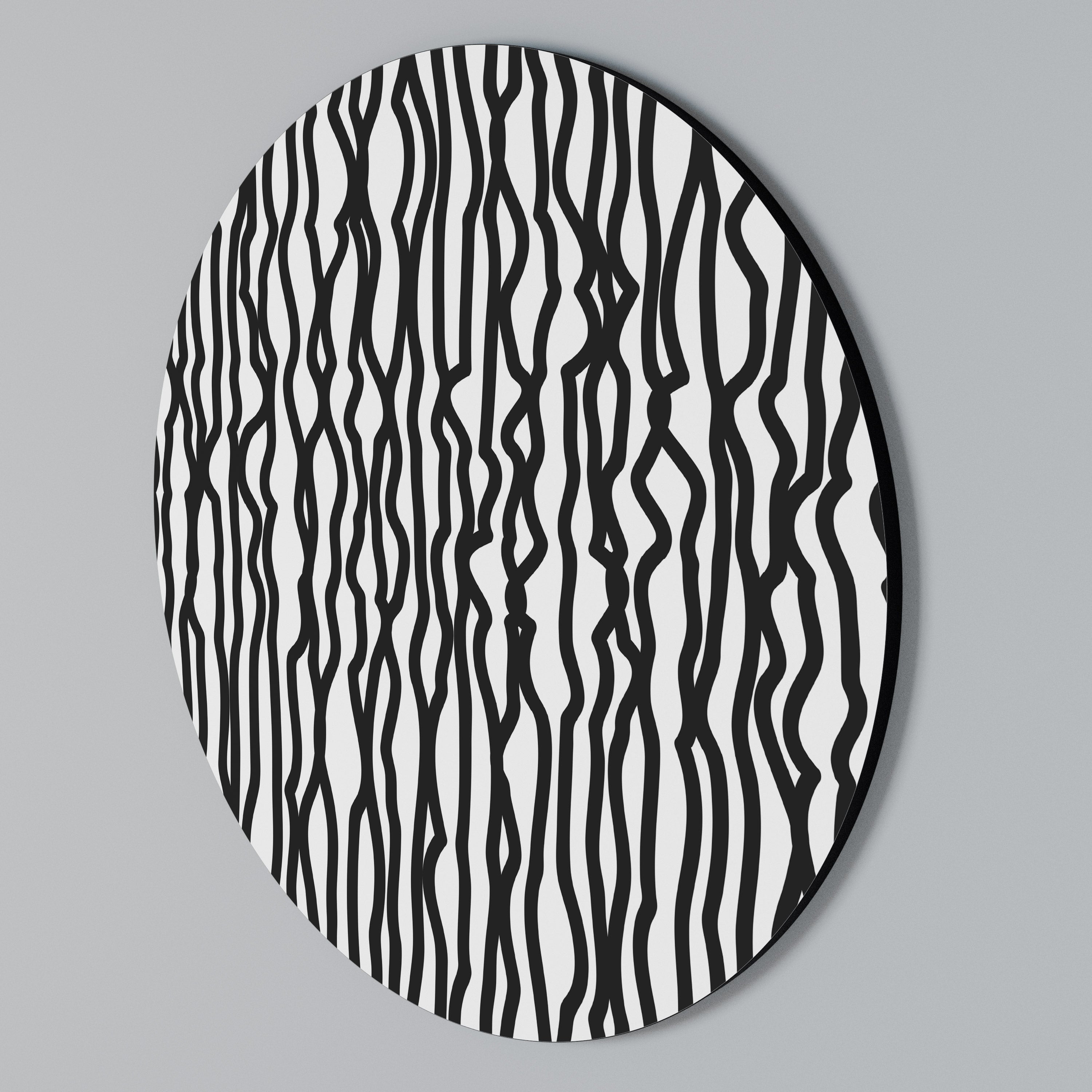 LUNA LINES Round Wall Art