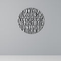 LUNA LINES Round Wall Art
