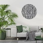 LUNA LINES Round Wall Art