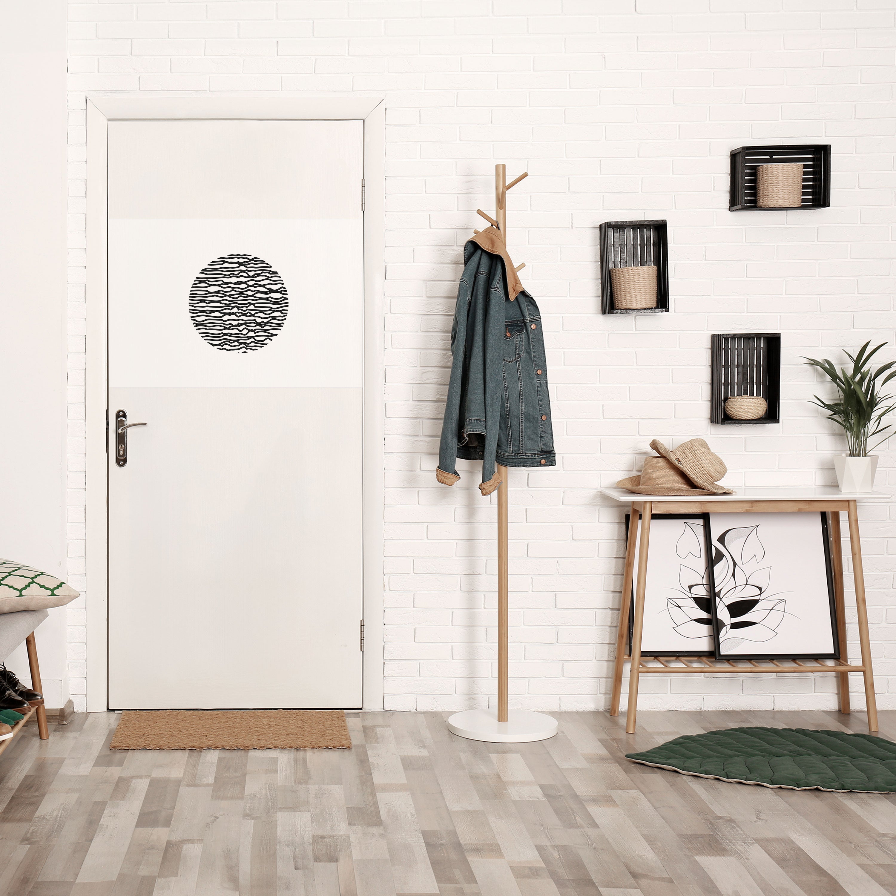 LUNA LINES horisontell affisch med självhäftande motiv