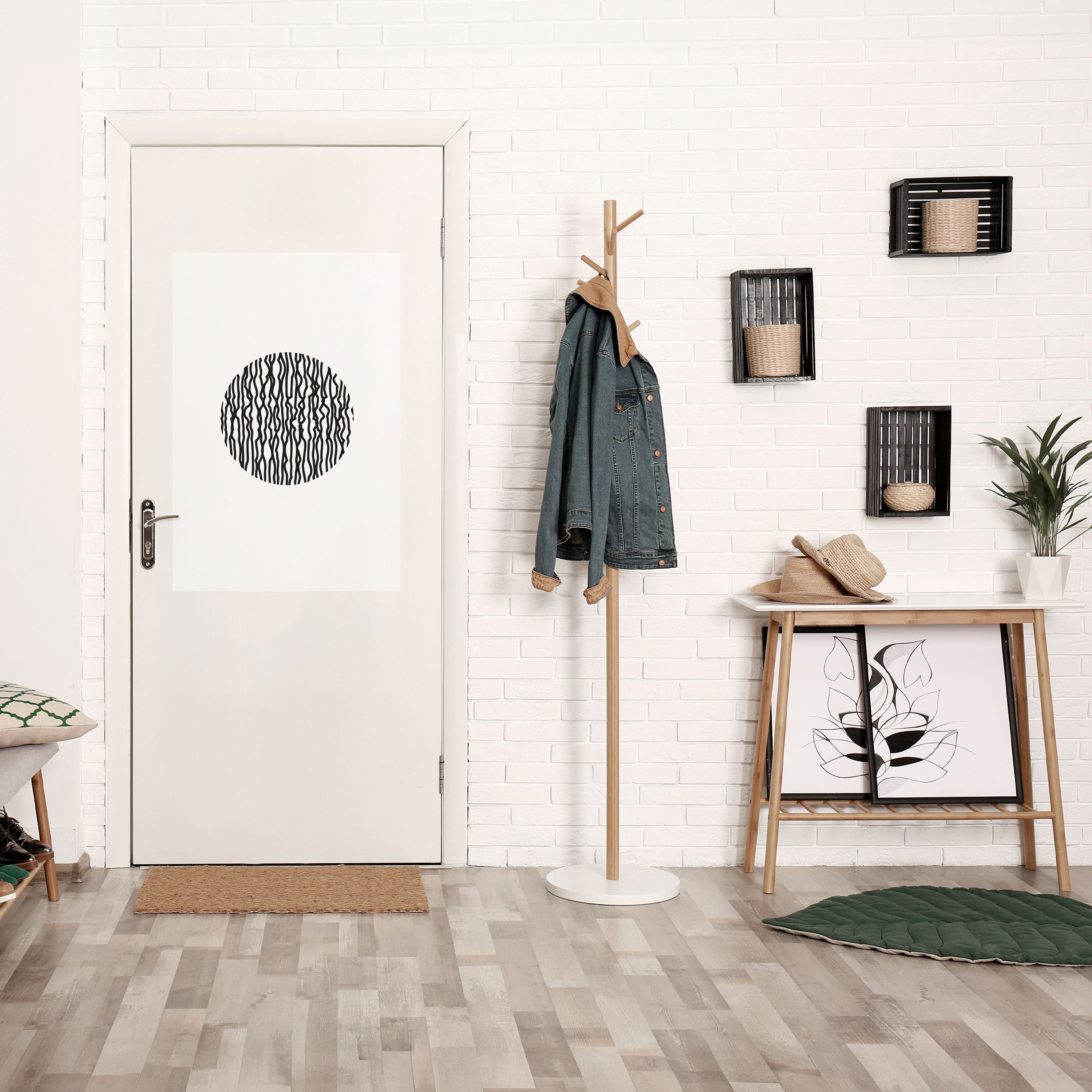 LUNA LINES vertikal poster med självhäftande motiv