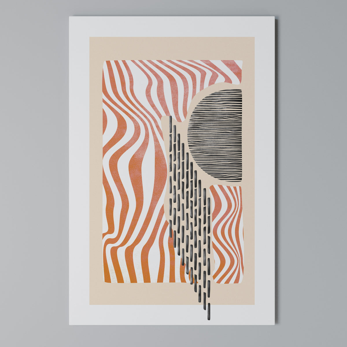 SUBLIME SYNTHESIS Vertical Canvas Print