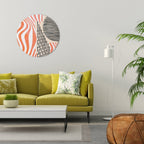 SUBLIME SYNTHESIS Round Wall Art