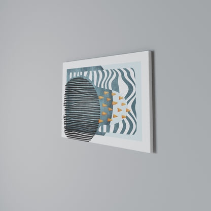 SHROUDED SHAPES Horizontal Canvas Print