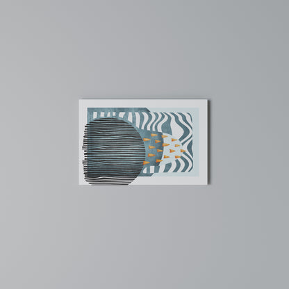 SHROUDED SHAPES Horizontal Canvas Print