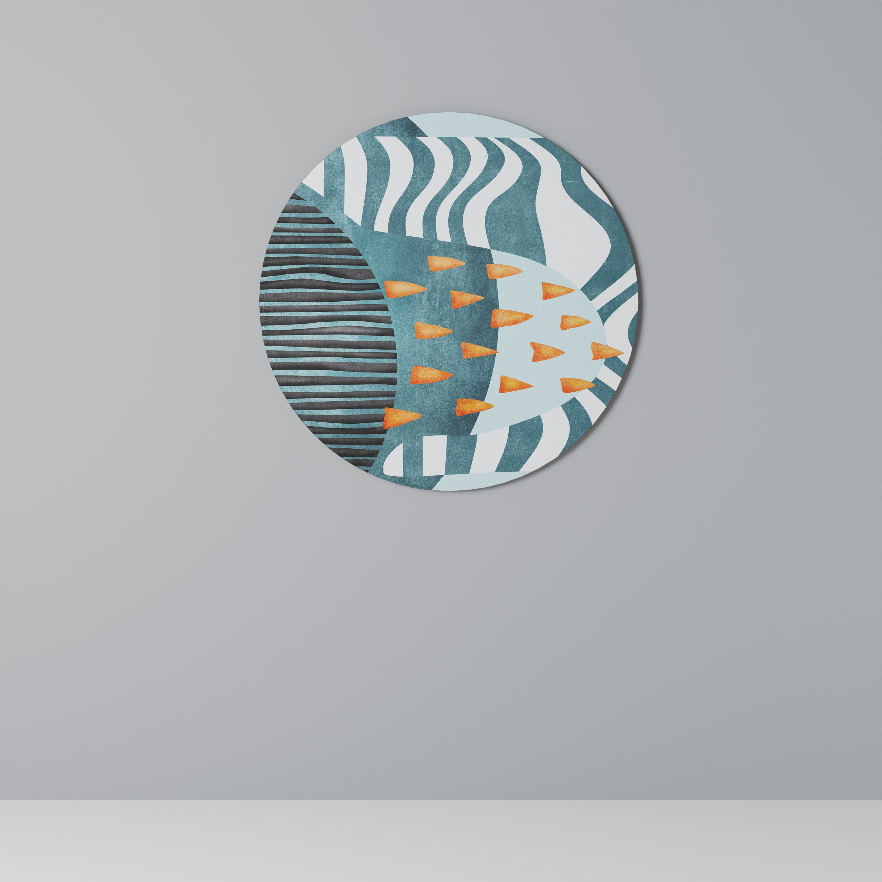 HULDA FORMER Rund väggkonst