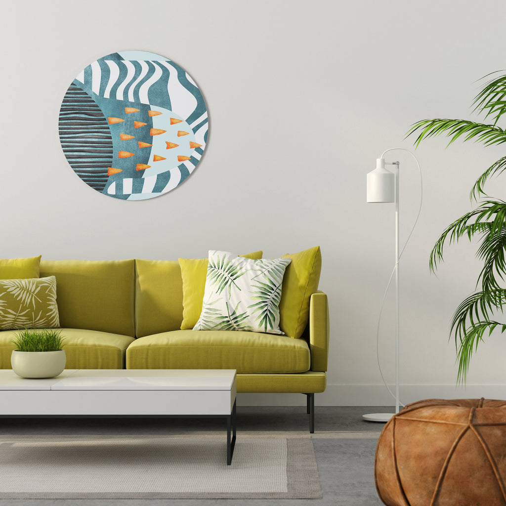 HULDA FORMER Rund väggkonst