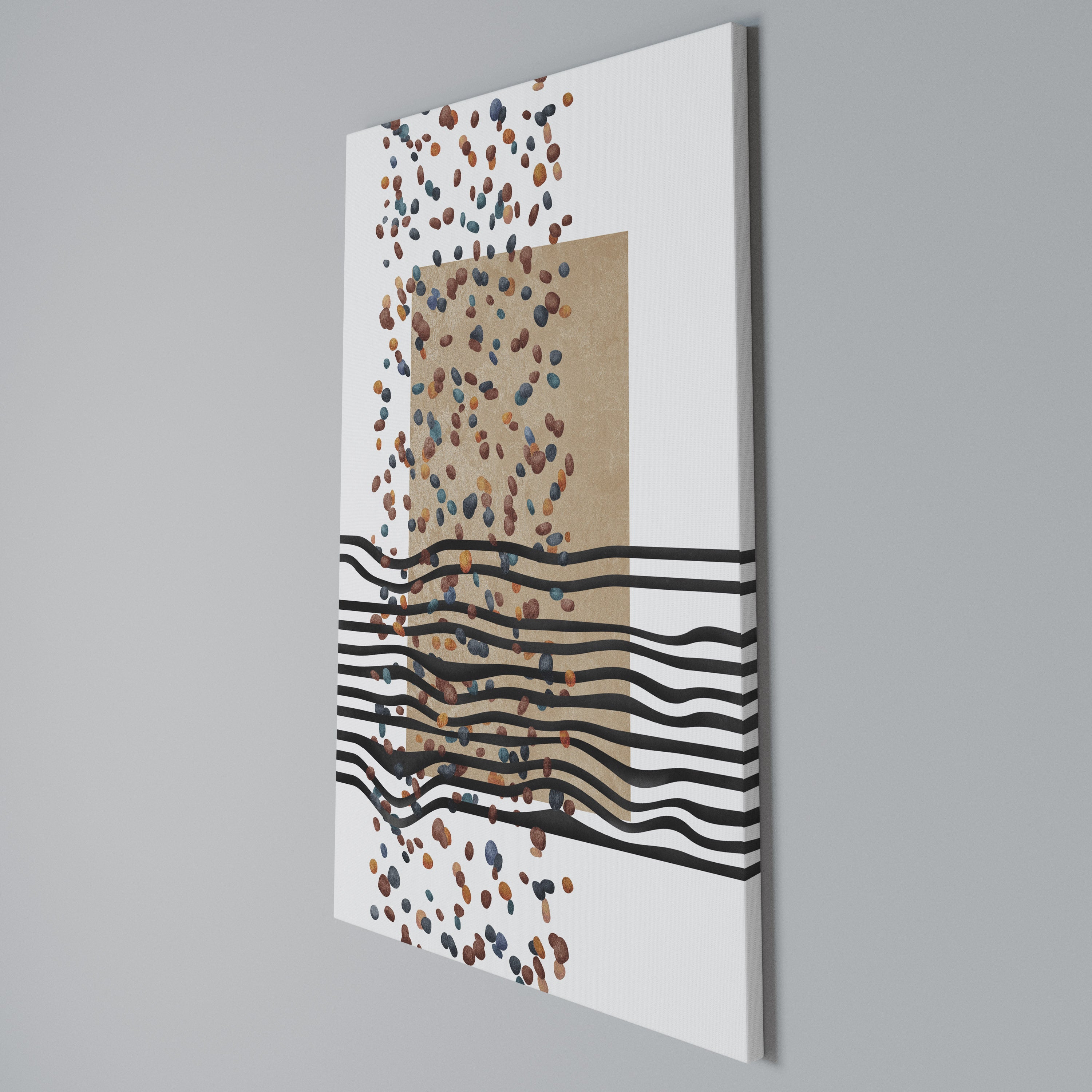 IMAGINARY RAIN Vertical Canvas Print
