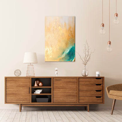 AZURE DREAMS Vertical Canvas Print