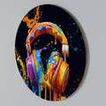 MUSIC IS MY EXTASY Rund väggdekor
