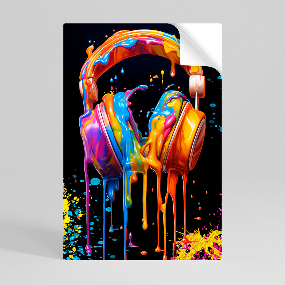MUSIC IS MY EXTASY Självhäftande Vertikal Poster