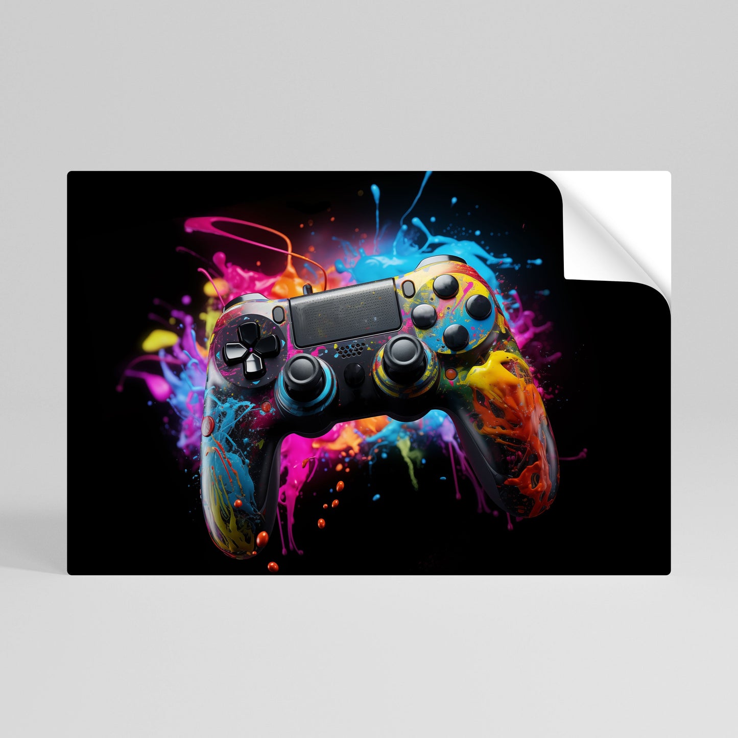 CYBERNETIC GAME Peel and Stick Horizontal Poster