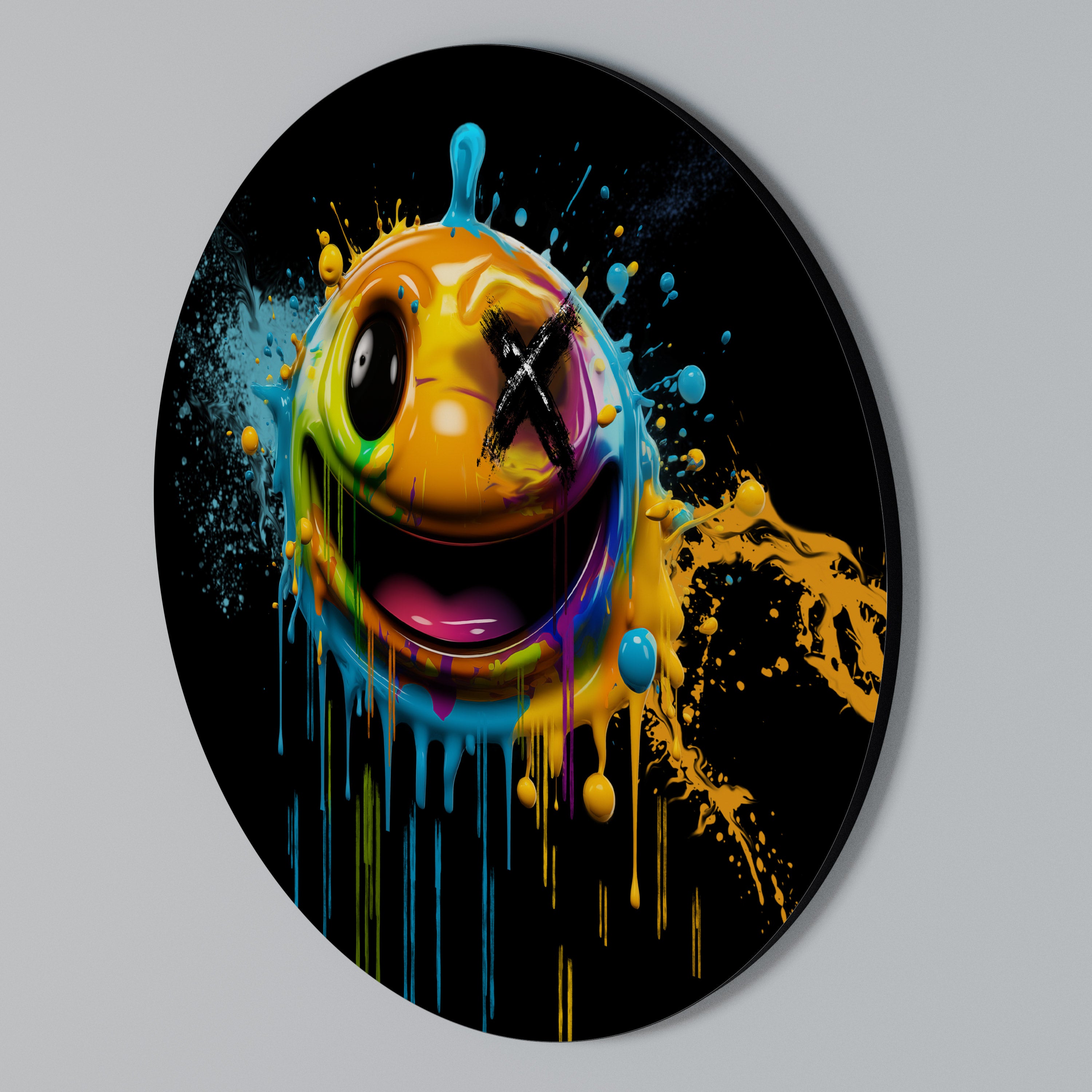 TRIPPY HAPPINESS Rund Väggdekoration