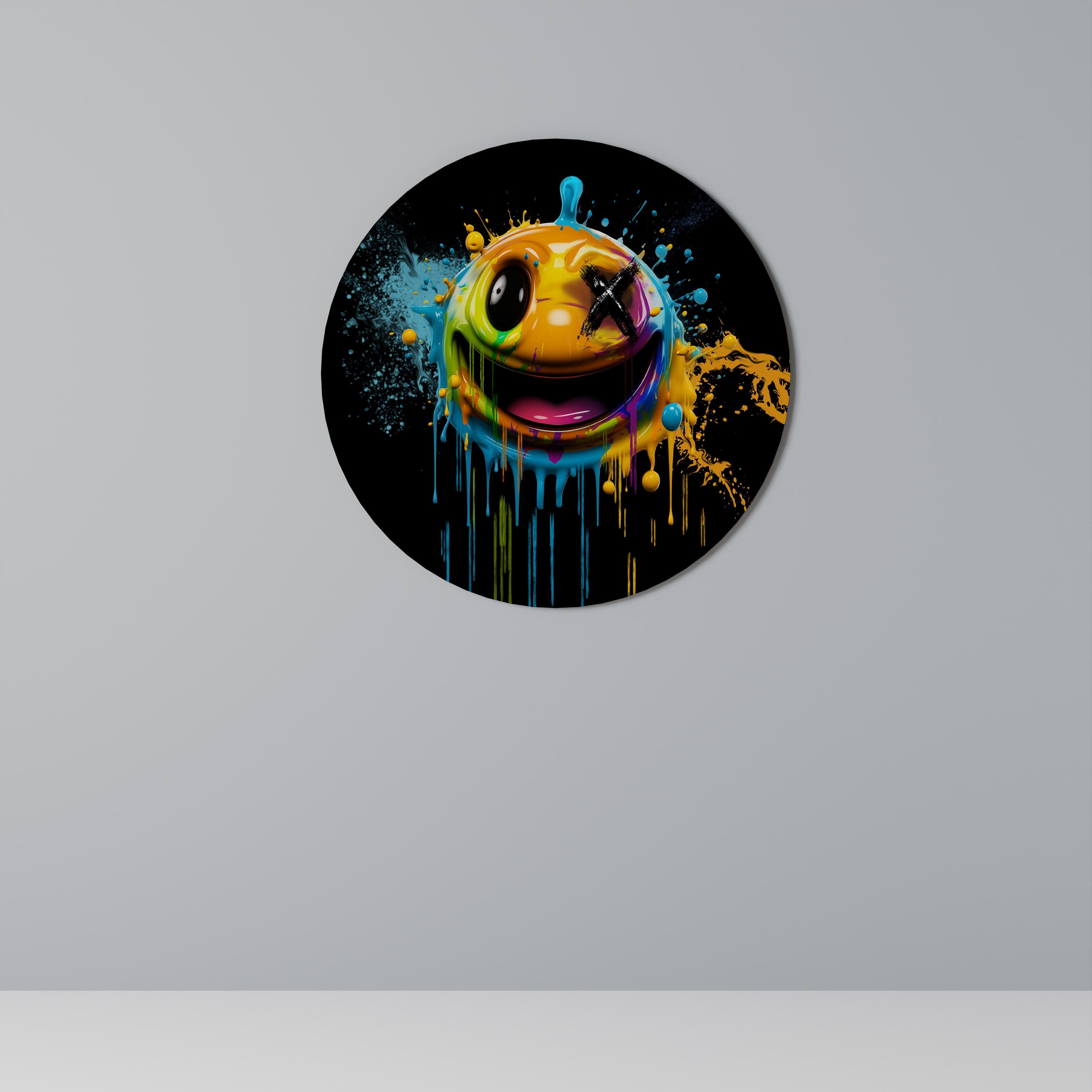 TRIPPY HAPPINESS Rund Väggdekoration