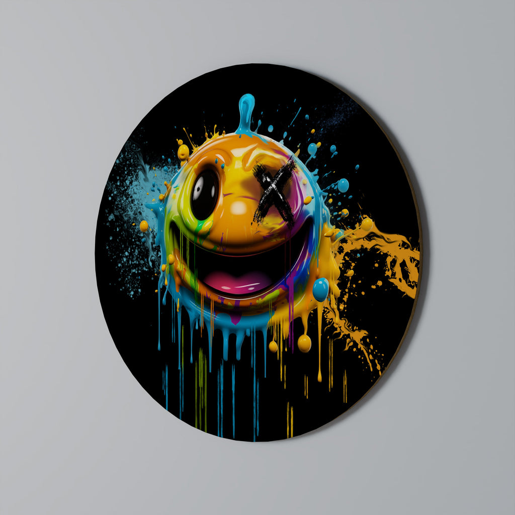 TRIPPY HAPPINESS Rund Väggdekoration