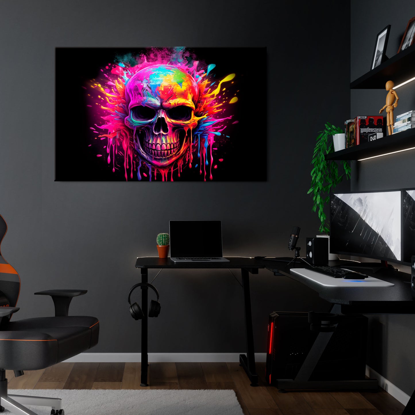 SKULL QUEST Horizontal Canvas Print