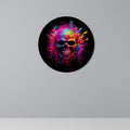 SKULL QUEST Round Wall Art