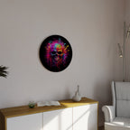 SKULL QUEST Round Wall Art