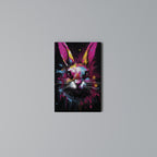 DON'T FOLLOW THE RABBIT Vertical Canvas Print