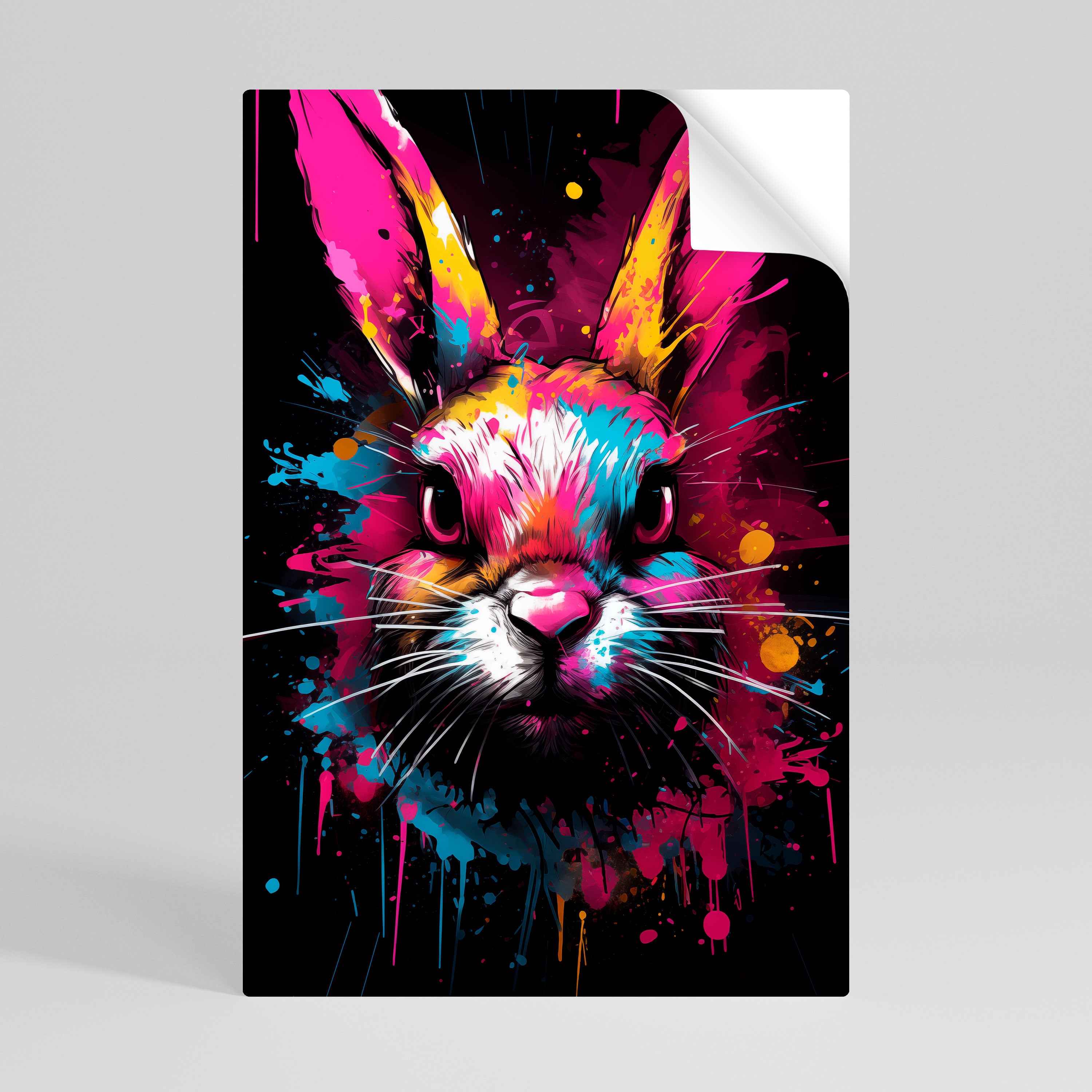 DON'T FOLLOW THE RABBIT Självhäftande Vertikal Poster