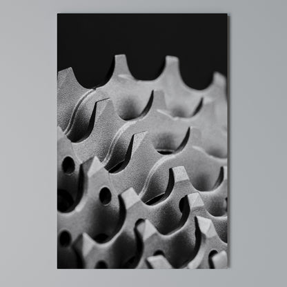 GEARSCAPE SYMPHONY Vertical Canvas Print