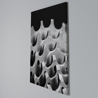 GEARSCAPE SYMPHONY Vertical Canvas Print