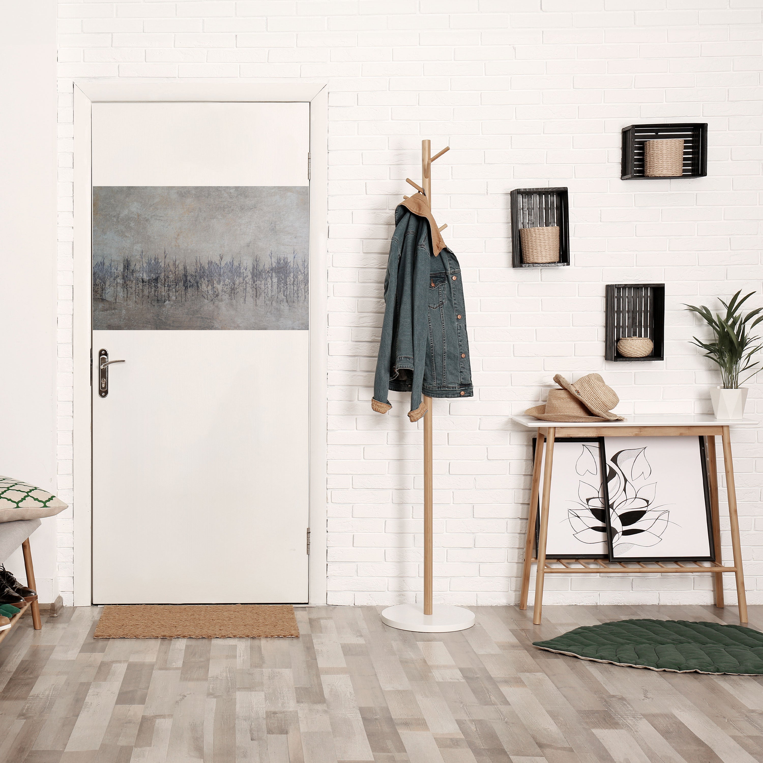 NATURENS SPÖKEN Horisontell Poster med självhäftande papper