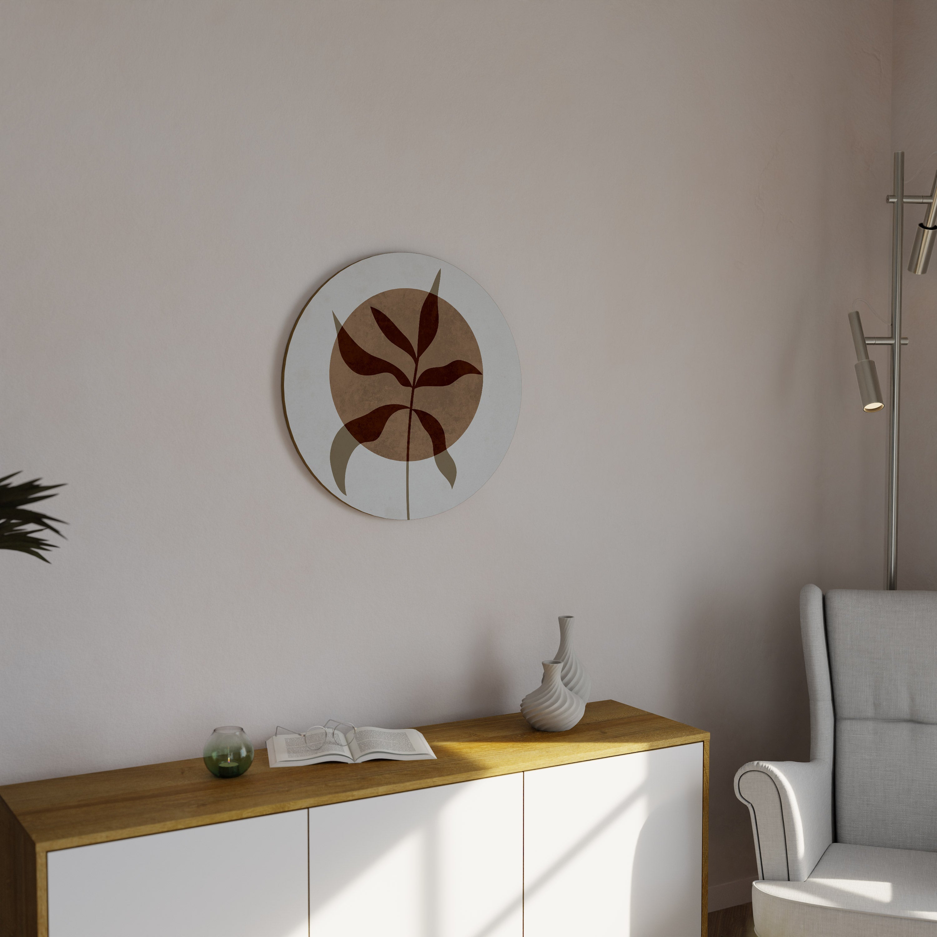 Rund väggdekoration WONDER WINDSCAPE