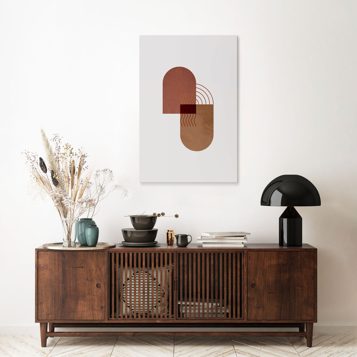 ECHOING DUET Vertical Canvas Print