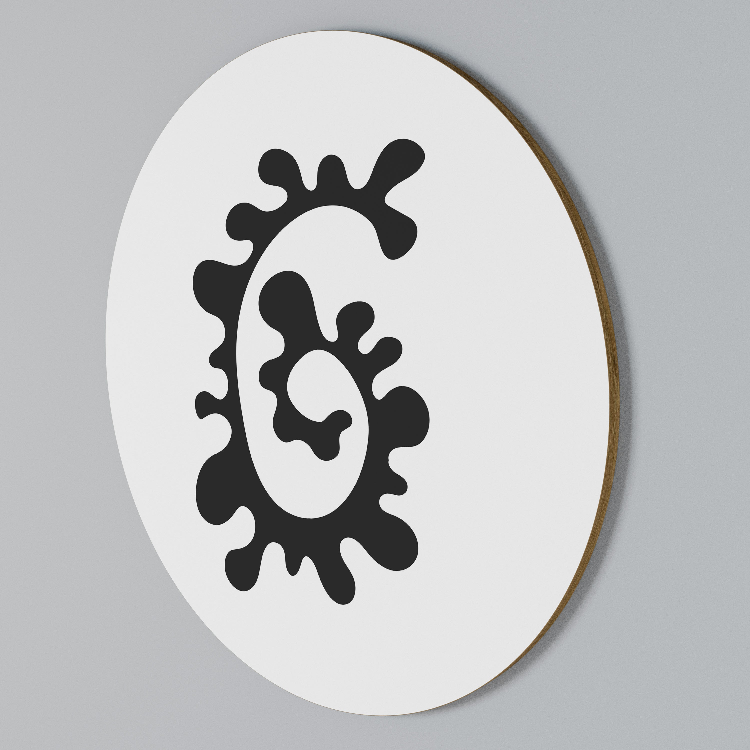 THE BLEND OF YESTERDAY Rund väggdekor