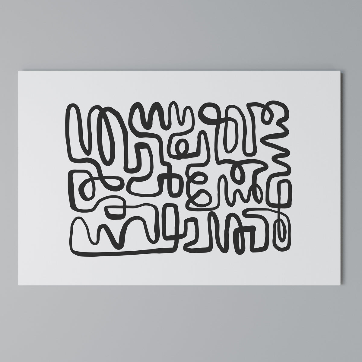 LOST IN THE ECHO Horizontal Canvas Print
