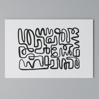 LOST IN THE ECHO Horizontal Canvas Print