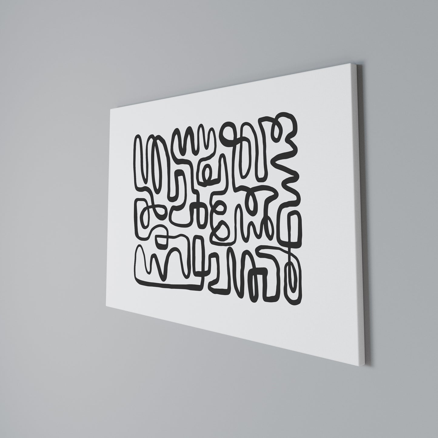 LOST IN THE ECHO Horizontal Canvas Print