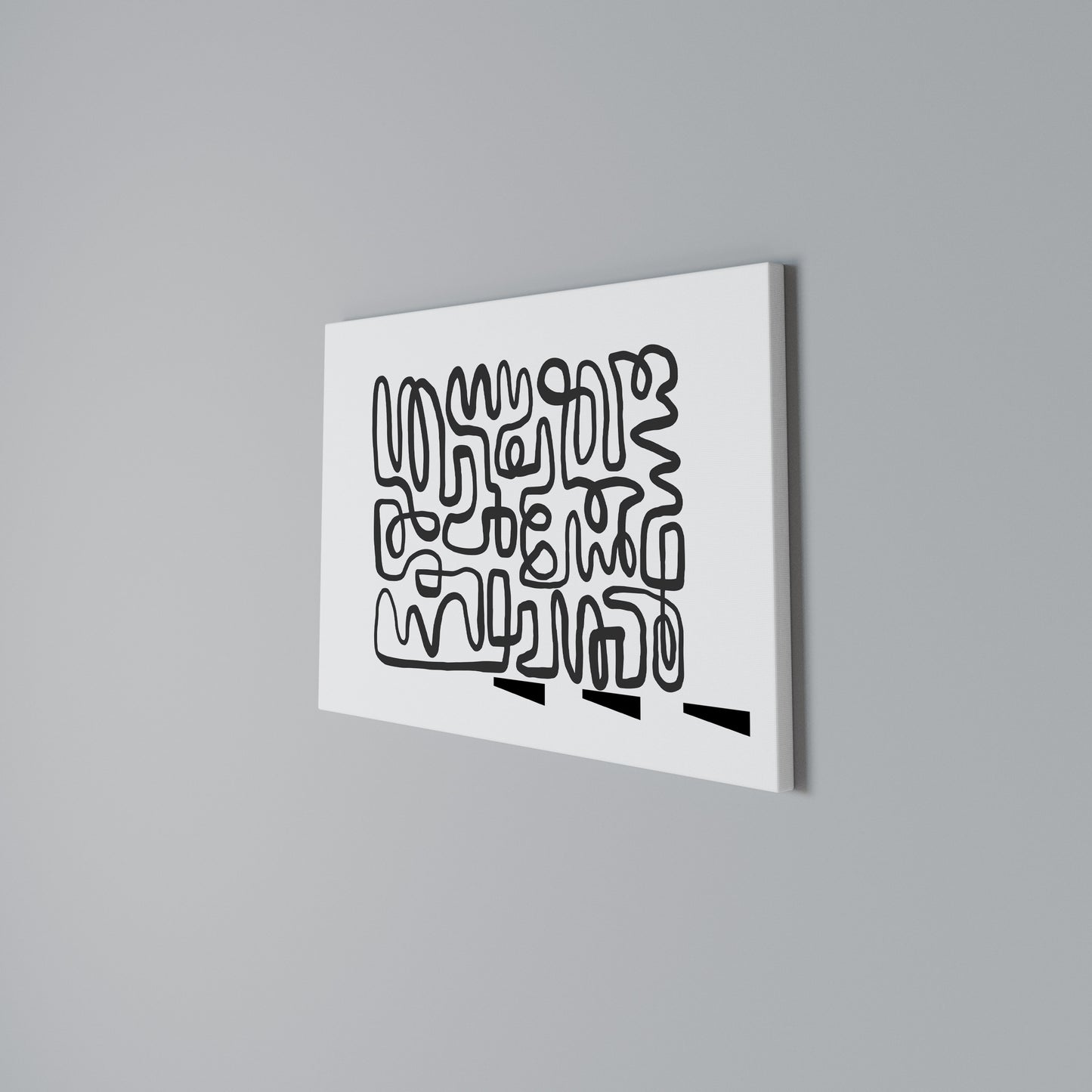 LOST IN THE ECHO Horizontal Canvas Print