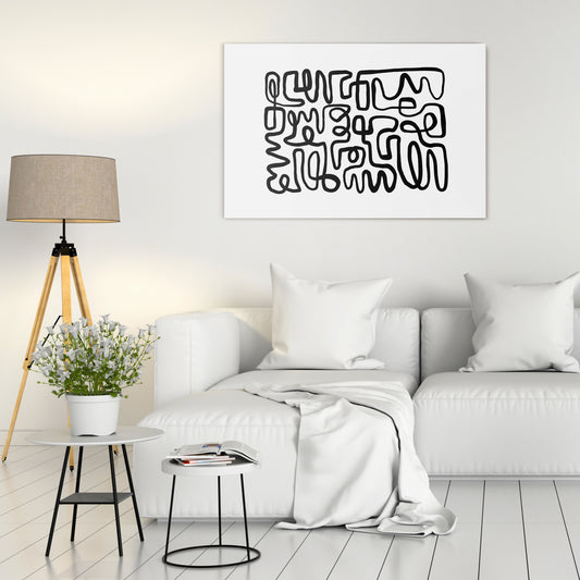 LOST IN THE ECHO Horizontal Canvas Print