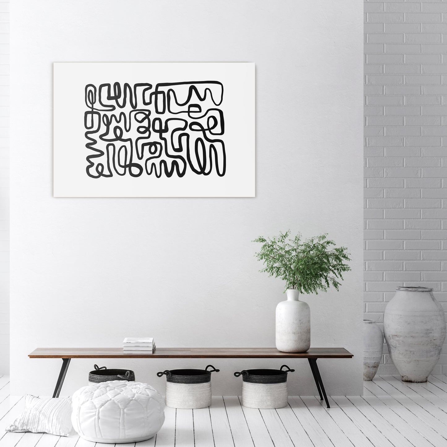LOST IN THE ECHO Horizontal Canvas Print