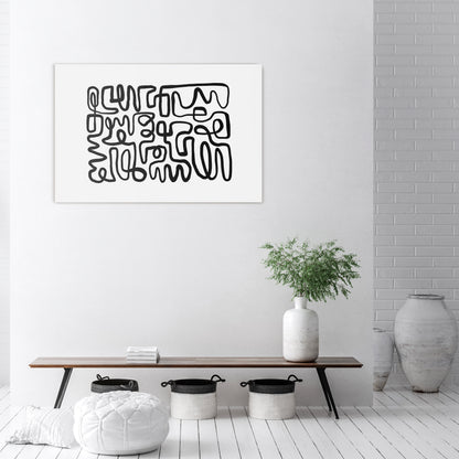 LOST IN THE ECHO Horizontal Canvas Print