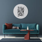 SHADOW PLANT Round Wall Art